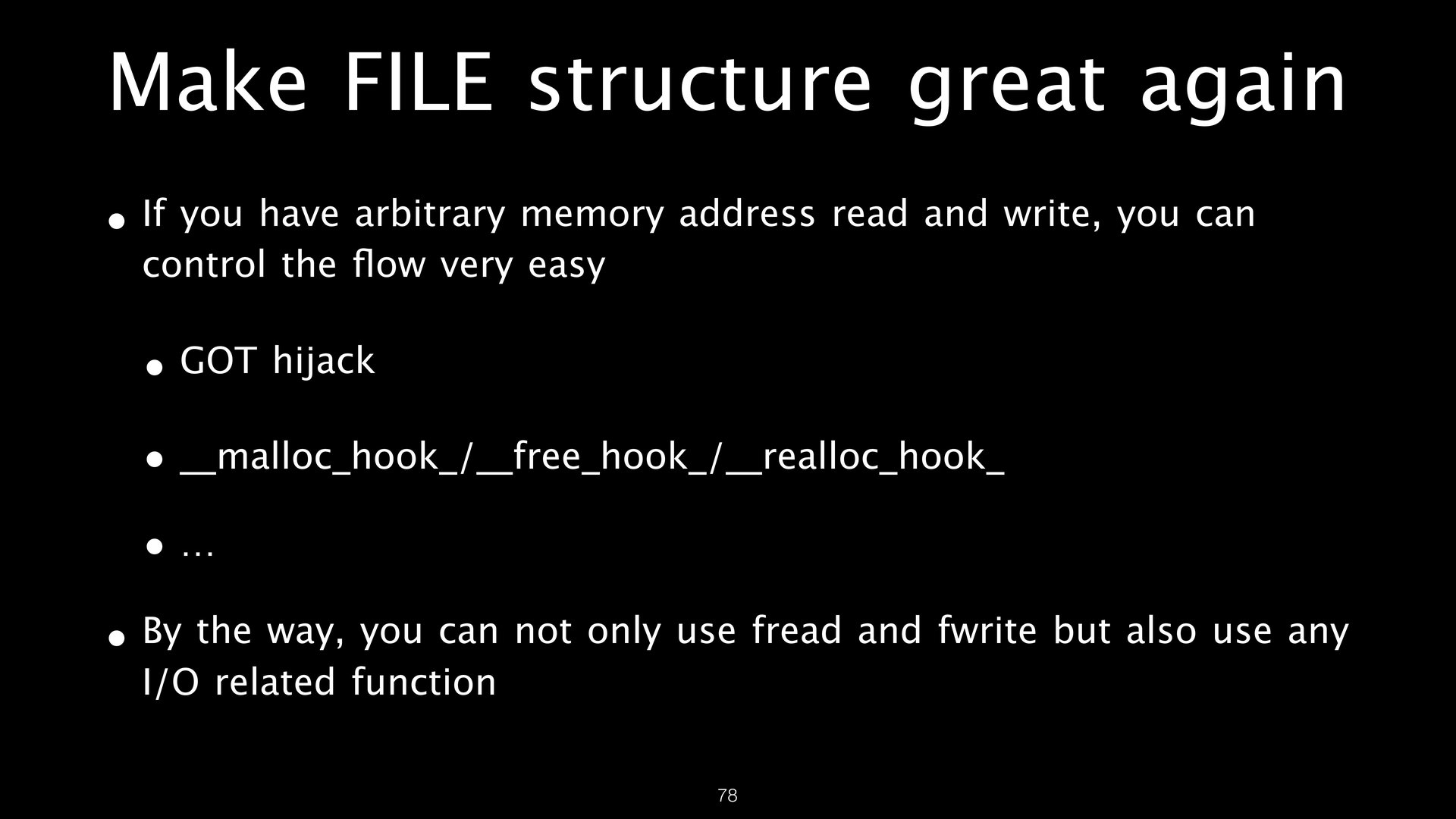 FILE Structures page 78